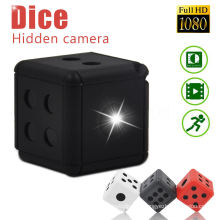 1080P HD Dice Hidden Mini Camera Microphone Hide Keychain Cam Security